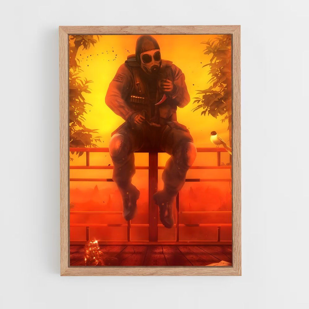 Poster Flamme de Combat – affiche Counter strike (vue 4)